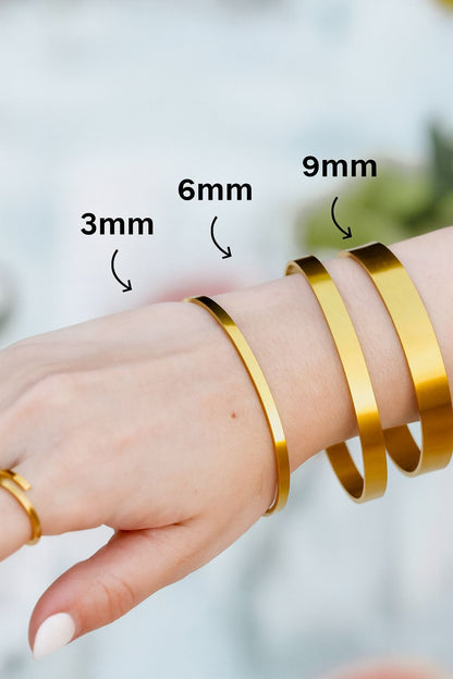 Brazalete Duo Personalizado 3mm & 6mm