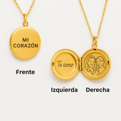 Relicario Circular Personalizado