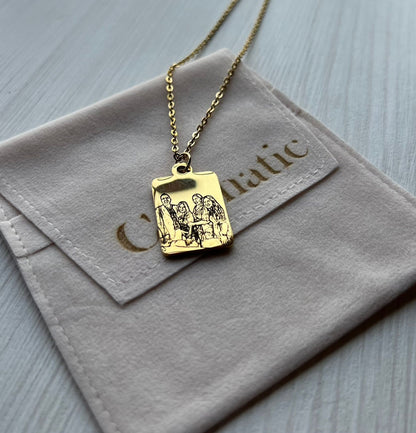 Collar Rectangular personalizado