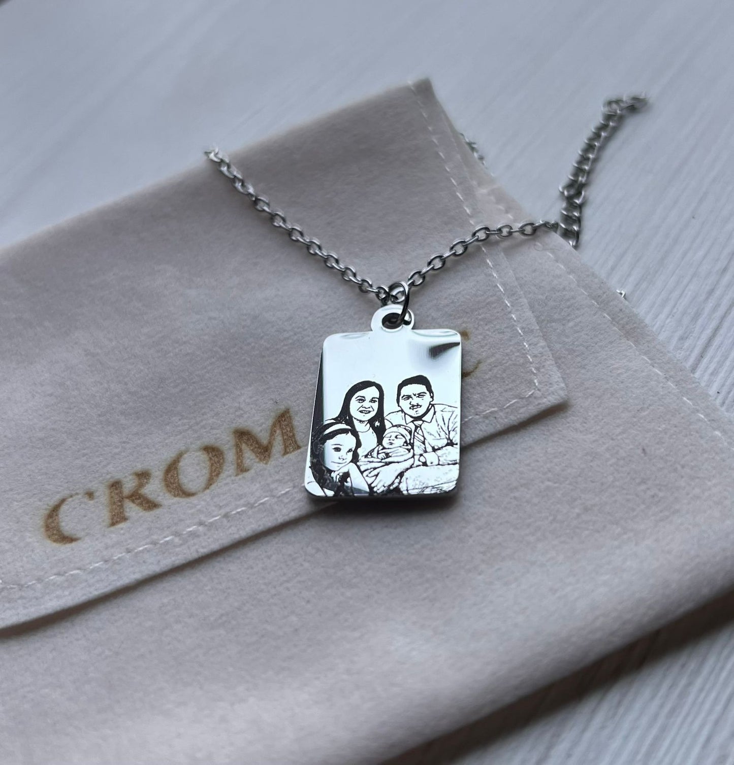 Collar Rectangular personalizado